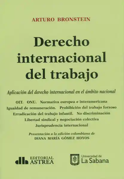 Derecho Internacional Del Trabajo - Arturo Bronstein