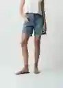 Short Aitana Mujer Azul Índigo Medio Talla 12 452G385 Naf Naf