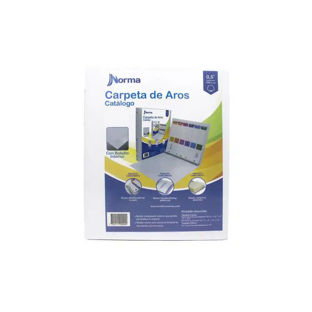 Pasta Catalogo Carta Blanco 0.5
