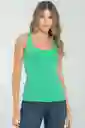 Top Basic Color Verde Masmelo Talla M Ragged