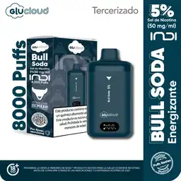 Glucloud Vape Bull Soda Indi / 8000 Puffs