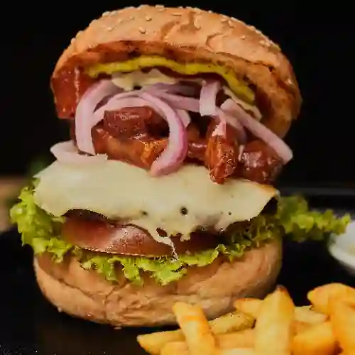 Hamburguesa de Chicharrón