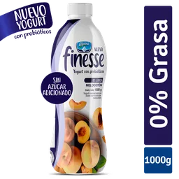 Yogurt Finesse Melocoton Botella 1000 ml
