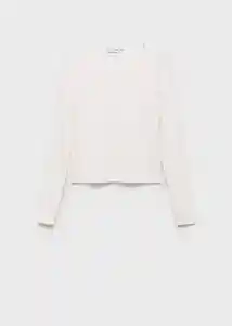 Saco Jersey Rira Crudo Talla XS Mujer Mango