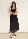 Vestido Toad Negro Talla XS Mujer Mango