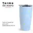 Miniso Termo de Acero Con Pitillo de Polar 530 mL