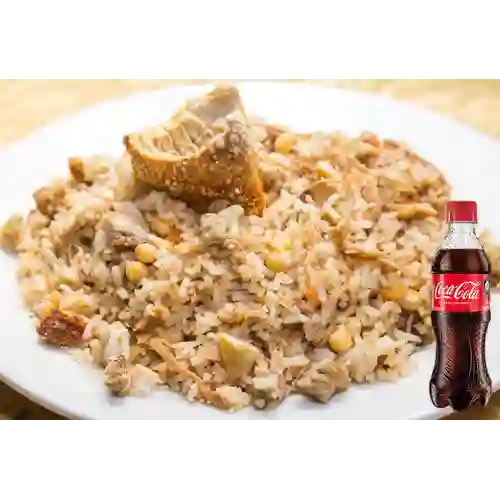 Combo Típico Lechona + Coca-Cola Sabor Original 400 ml