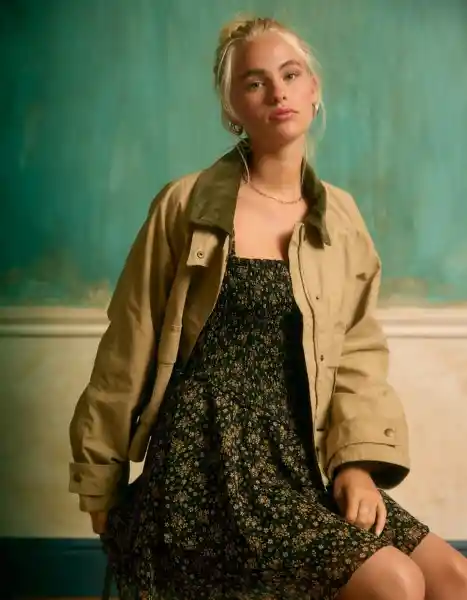 Chaqueta Mujer Beige Talla MEDIUM 3693212 American Eagle