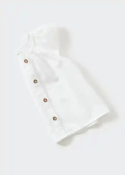 Blusa Naia Blanco Talla 69 Niños Mango