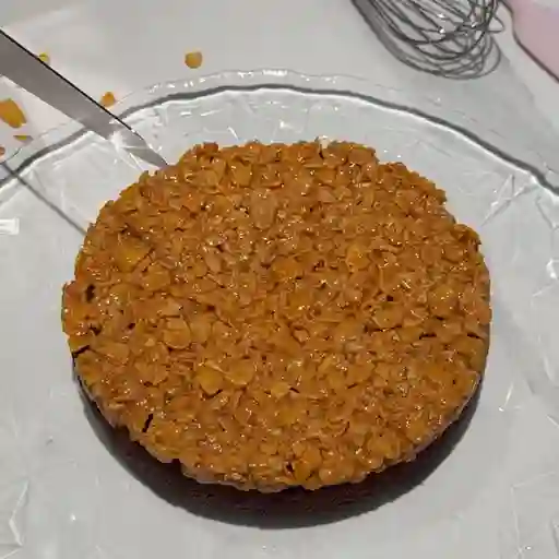 Brownie de caramelo crocante