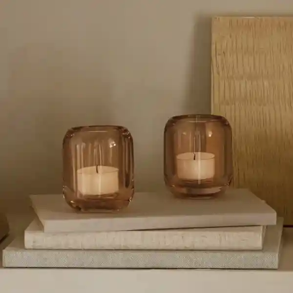 Evasolo Set Candelabro Acorn Amber