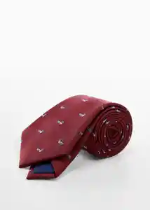 Corbata Duck75 Burdeos Talla 99 Hombre Mango