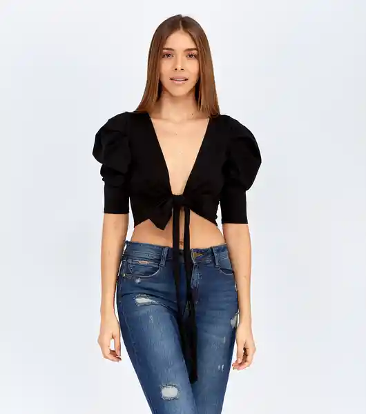 Unser Blusa Negro Talla S 823643