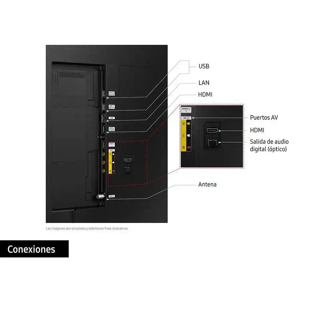 Samsung Televisor Led Uhd Smart 152 cm (60'')