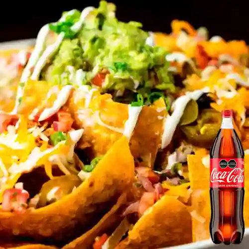 Combo Promo Nachos Especiales 2*1 +Cocacola Orig 1.5l