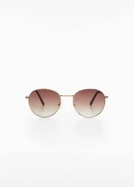 Gafas de Sol Brooklyn Oro Talla 99 Mujer Mango