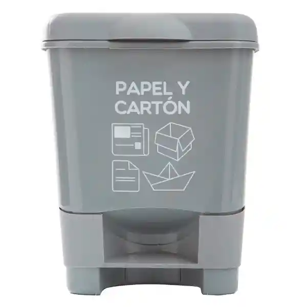 Imusa Papelera Reciclaje Papel carton Gris