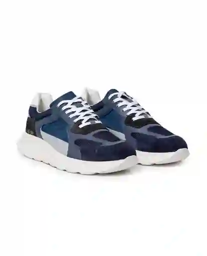 Tenis Runner Blue Azul Marino Ultraoscuro Talla 42 Chevignon