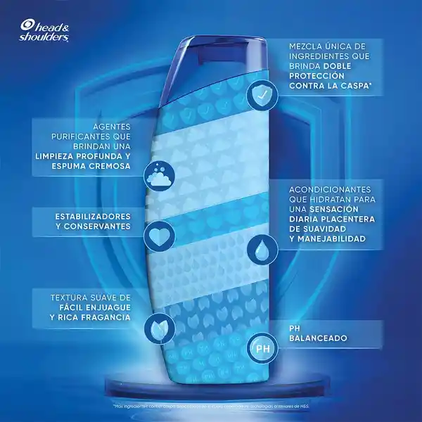 Head & Shoulders Shampoo Hidratación Aceite de Coco
