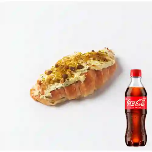 Combo Croissant de Pistacho +Cocacola Orig 400ml