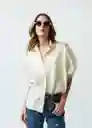Camisa Mujer Amarillo Transparente Claro XS-S Naf Naf