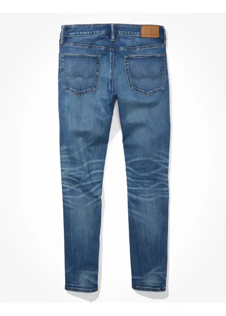 Jean Skinny Azul Talla 26 X 28 Hombre American Eagle