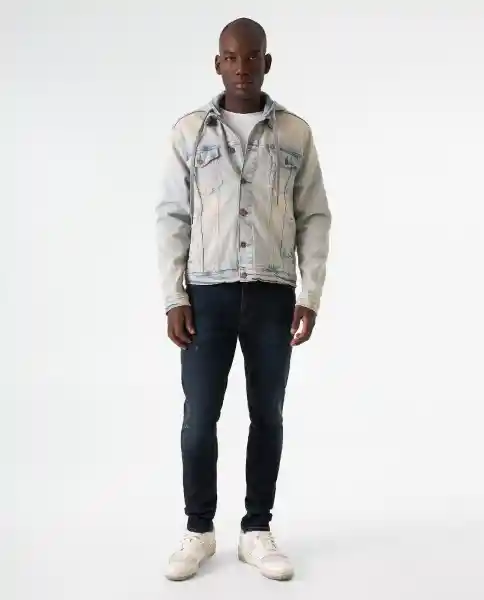 Chaqueta Hombre Azul Talla S 522G002_AZU114604 Americanino