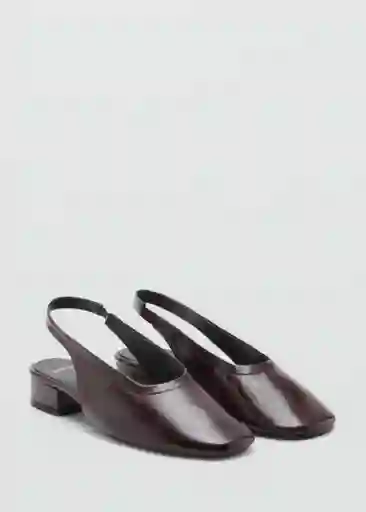 Zapatos Game Burdeos Talla 38 Mujer Mango