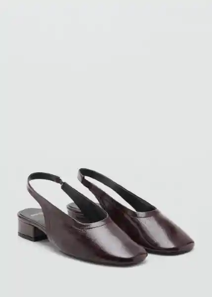 Zapatos Game Burdeos Talla 38 Mujer Mango