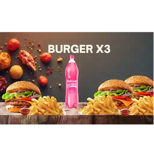 Burger x3