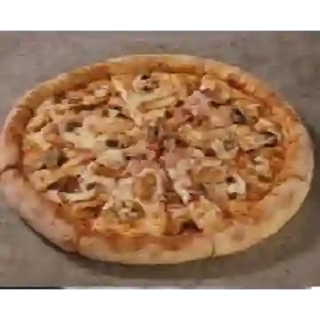 Pizza Pollo con Champiñones