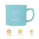 Taza Cerámica de Serie Azul 390 mL Miniso