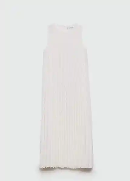 Vestido Turmali7-A Blanco Talla XS Mujer Mango