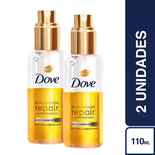 2 x Dove Óleo Reparador Bond Intese Bifásico