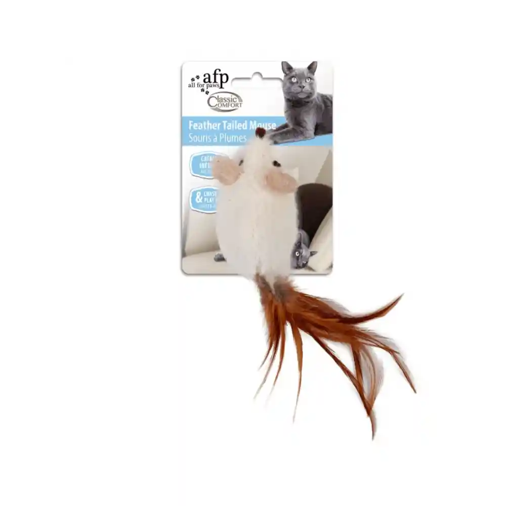 AFP Juguete Para Gato Feather Tailed Mouse