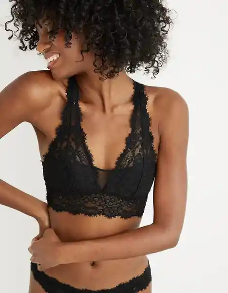 Bralette Aerie Negro Talla Small American Eagle 16972664