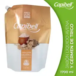 Capibell Jabón Líquido para Manos y Cuerpo con Avena y Trigo