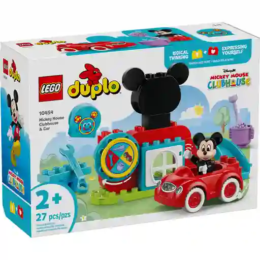 Set de Construcción Casa y Coche de Mickey Mouse Lego