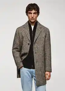 Abrigo Salford Marrón Talla L Hombre Mango