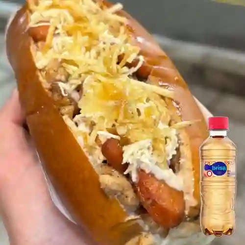 Combo Callejero + Brisa Saborizada Manzana 280ml