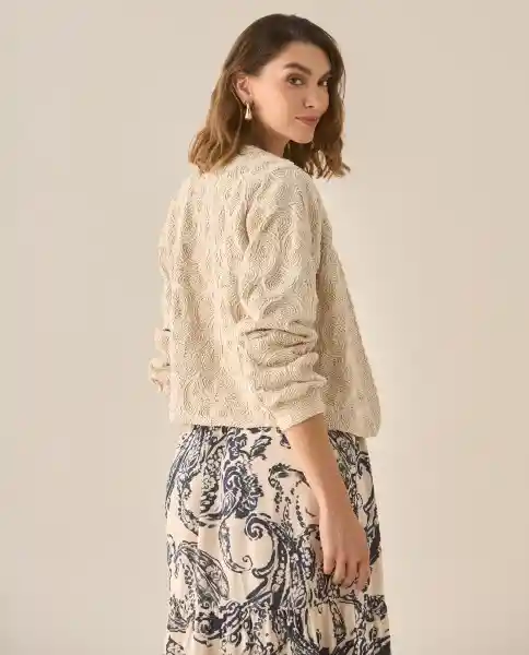 Chaqueta Crudo Claro Talla S 623G007 Esprit
