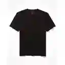 Camiseta Negro Talla Large Hombre American Eagle