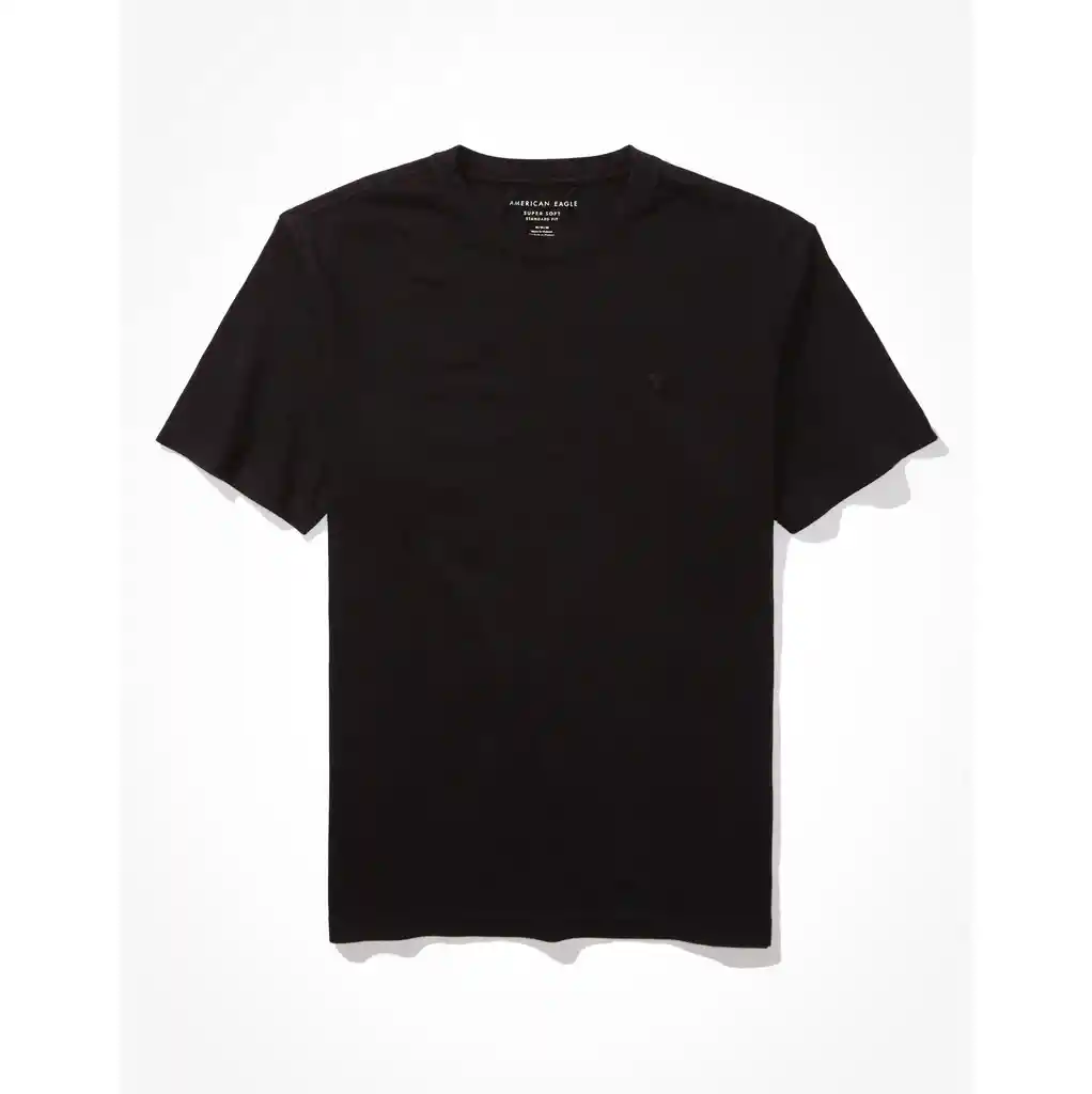 Camiseta Negro Talla Large Hombre American Eagle