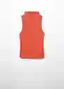 Top Acai Coral Talla S Mujer Mango