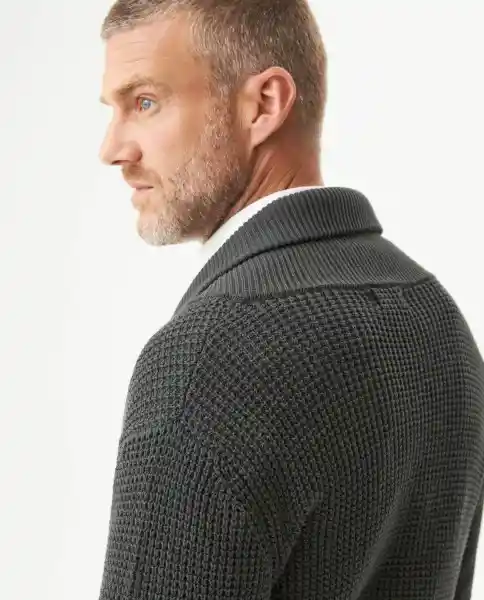 Cárdigan Heritage Verde Gablete Ultraoscuro Talla XL Chevignon