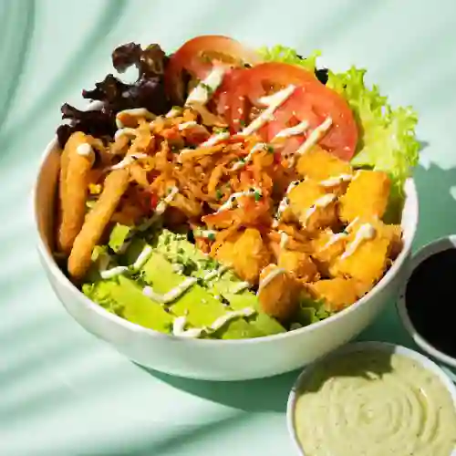 Bowl Ensalada Vegetales Tempura