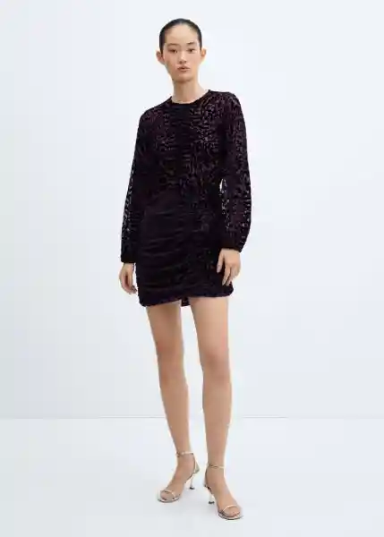 Vestido Debora Negro Talla M Mujer Mango