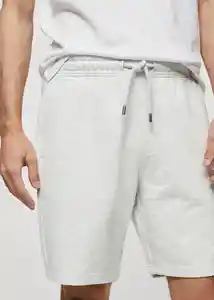 Short Funchal Gris Claro Vigoré Talla XL Hombre Mango