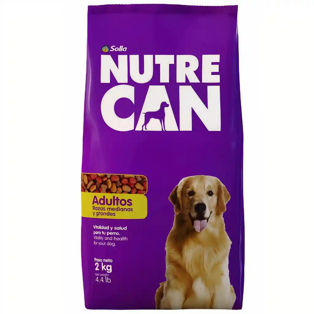 Nutrecan Perros Adultos Razas Medianas y Grandes 2Kg