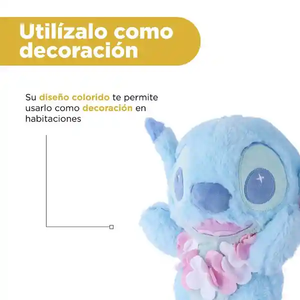 Peluche de Stitch Con Collar Flores Disney Lilo & Stitch Miniso